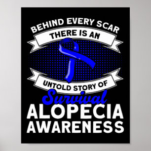 Bakom varje sabel Oberättade Story Support Alopeci Poster