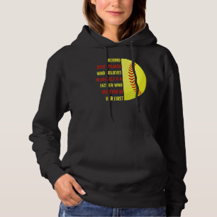 Bakom varje spelare finns en Far-softball Pappa Da T Shirt