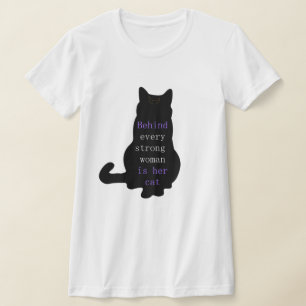 Bakom varje stark kvinna finns hennes lik t shirt