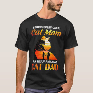 Bakom Varje Stor Kattmamma Finns En Fantastisk Kat T Shirt