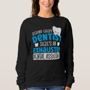 Bakom varje tandläkare finns en utdragen tandläkar t shirt