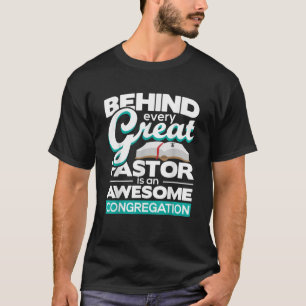 Bakom varje Underbar pastor T Shirt