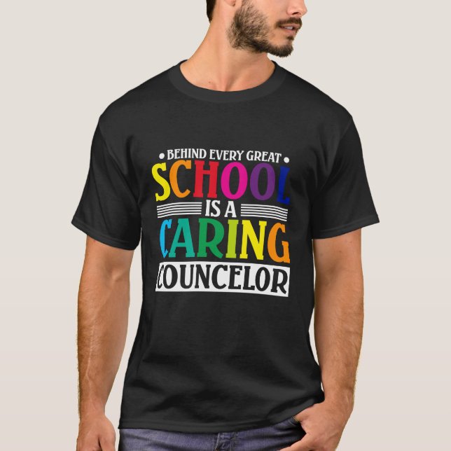 Bakom varje Underbar skola finns en vårdrådgivare T Shirt (Framsida)