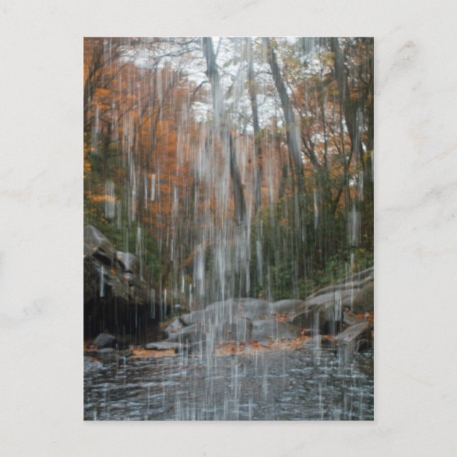 Bakom Watefall Vykort (Framsida)