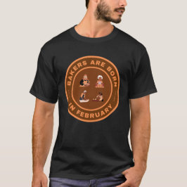 Bakrar föds i februari, alternativ utformning t shirt