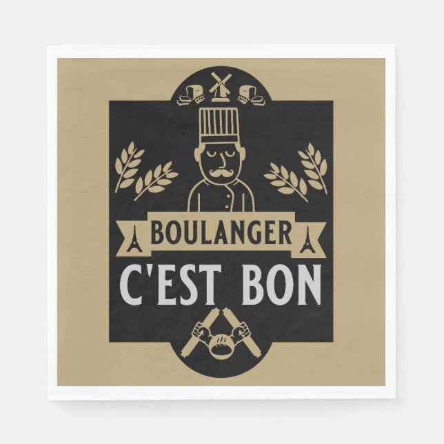 Bakrar och bakverk pappersservett (Framsidan)