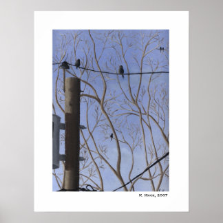 Bakre dörrvy poster