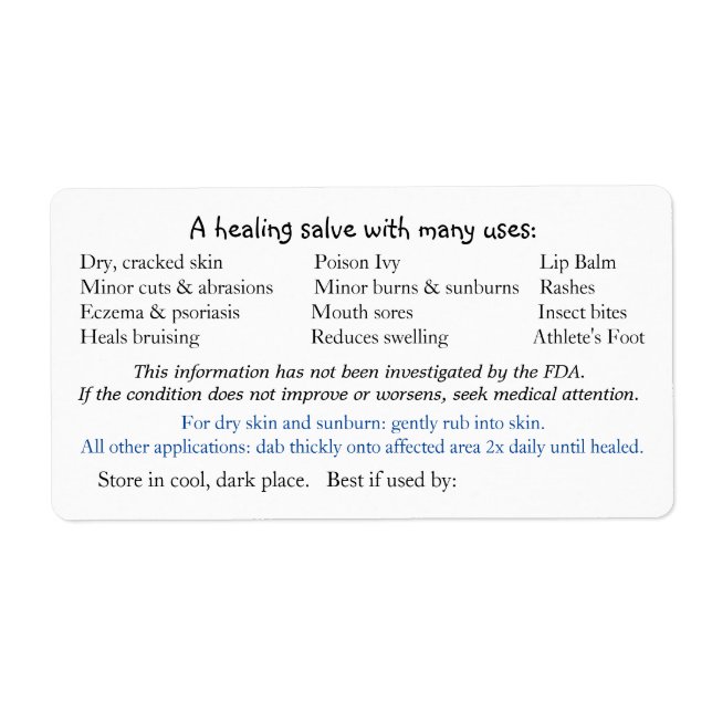 Bakre etikett för Daisyns framsida Fraktsedel (Framsidan)