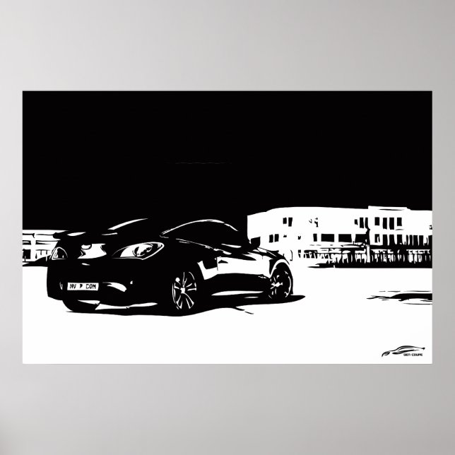 Bakre genesis Coupe-inställning Poster (Framsidan)