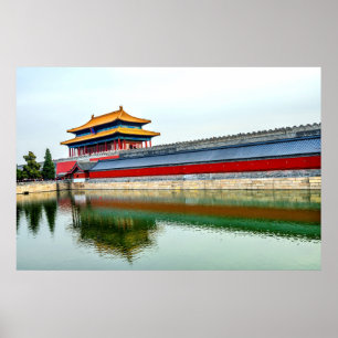 Bakre Grind Himmelskare renhet, Peking Poster