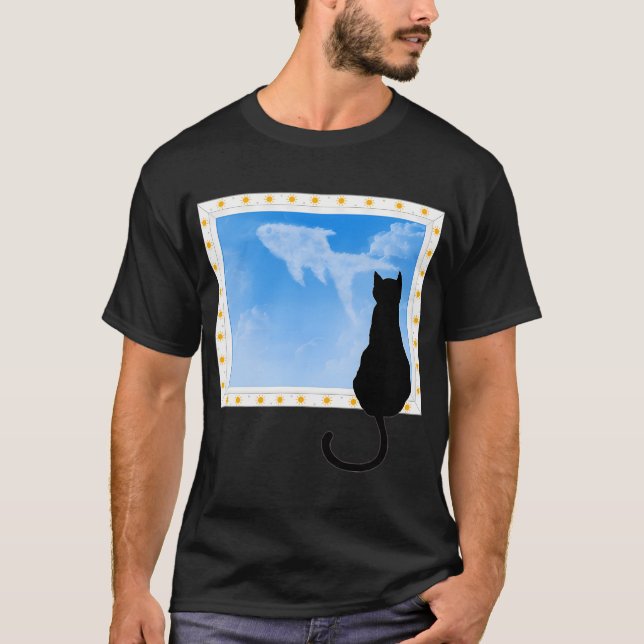 Bakre katt (Dagversion) T Shirt (Framsida)