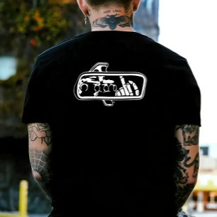 Bakre visning av Unisex Premium Tee
