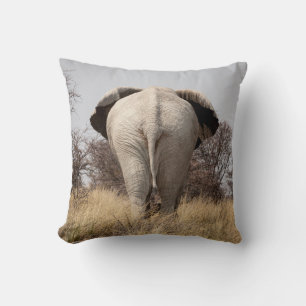 Bakre vy av elefant kudde