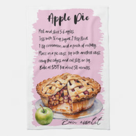 Bakrecept på Apple Paj Kökshandduk