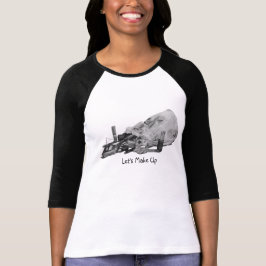 bakremssäck med roligtens slogan svart och vit t shirt