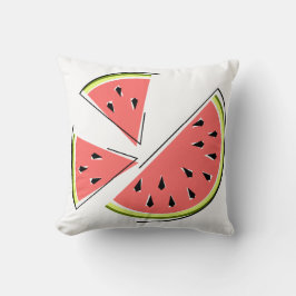 Bakruta för vattenmelon Biet rand Kudde