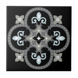 Bakrutor till köksdukar i Medelhavet Kakelplatta