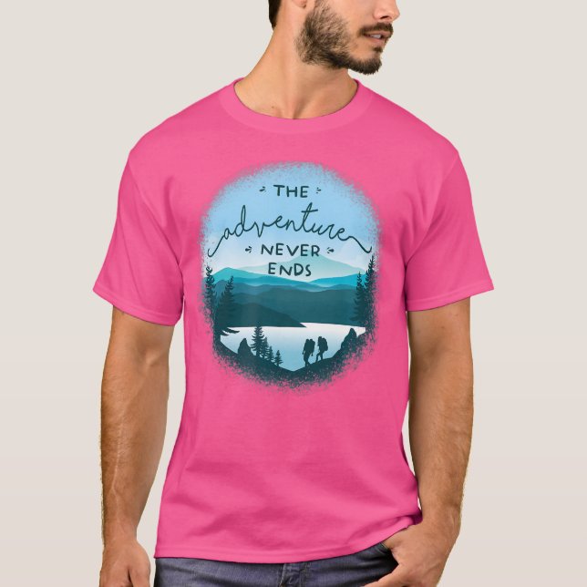 Baksäkring och camping i Äventyr - Bergsdudo T Shirt (Framsida)