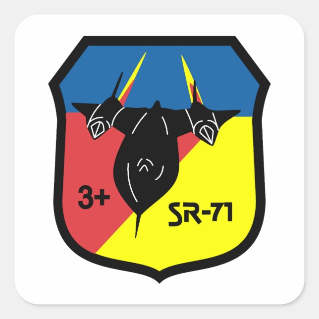 Baksida +3-korrigering fyrkantigt klistermärke (Framsida)