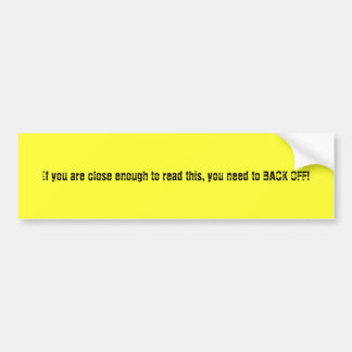 baksida av! bildekal