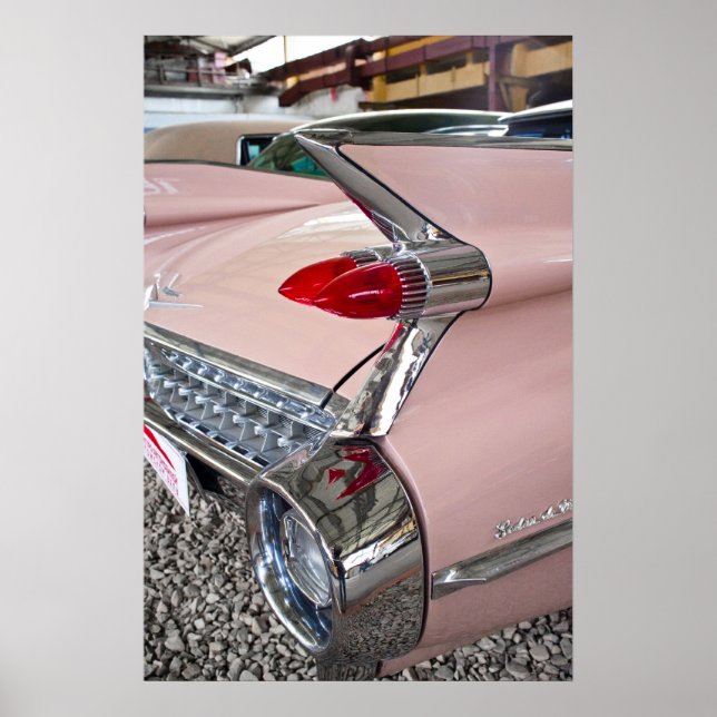 Baksida av Cadillac Sedan de Ville Poster (Framsidan)