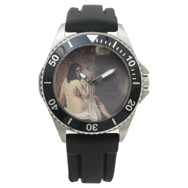 Baksida av en blogg (Francesco Hayez) Armbandsur (Framsida)