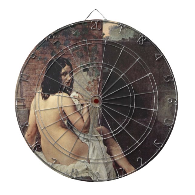 Baksida av en blogg (Francesco Hayez) Darttavla (Framsidan)