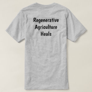 Baksida av grått Regenerativ Ag-vuxen T-shirt