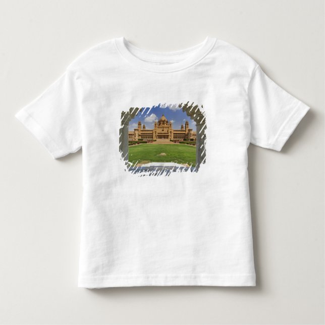 Baksida av hotell Umaid Bhawan Palace, Jodjpur. T Shirt (Framsida)