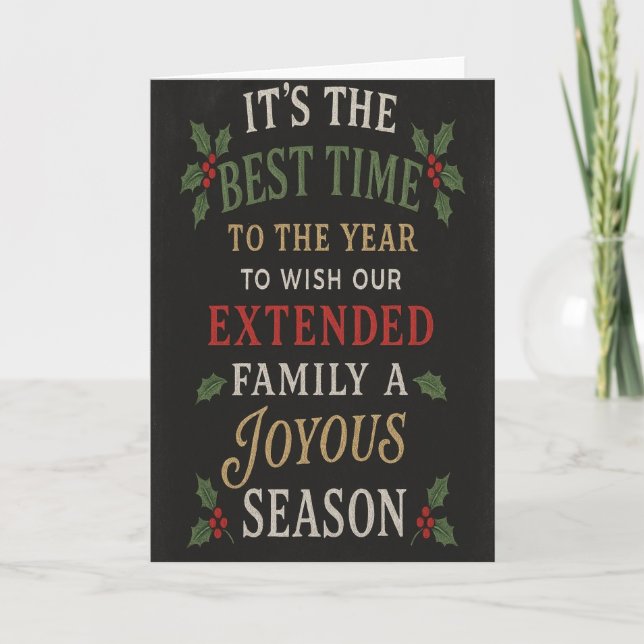 Baksida av julhälsningskortet kort (Framsida)