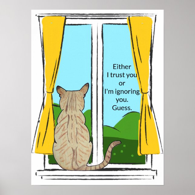 Baksida av katt möjliga betydelser poster (Framsidan)