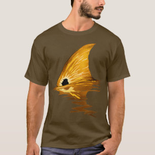 Baksida av kungsfiskrom (Red Drum Fish Redfish Sva T Shirt