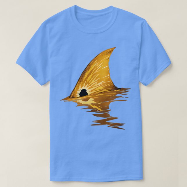 Baksida av kungsfiskrom (Red Drum Fish Redfish Sva T Shirt (Design framsida)