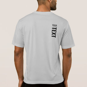 Baksida av mallen Manar Sport Activewear Silver T Shirt