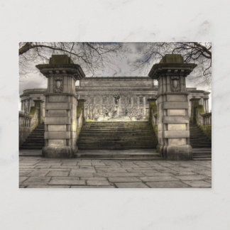 Baksida av St. Georges Hall Liverpool, Förenade ku Vykort