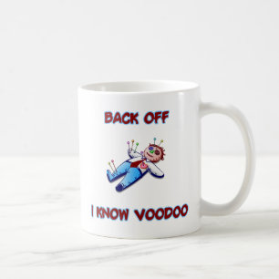 Baksida av vet jag haitier för Voodoodockamagi Kaffemugg