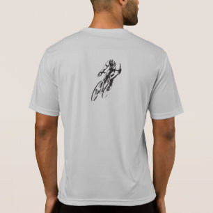 Baksida för vägcykelRacer Tee Shirt