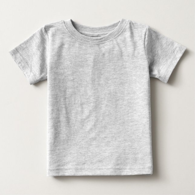 Baksida Grått och marin Baby | Idrottsdesign T-shirt (Framsida)