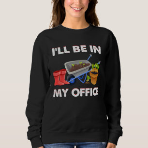 Baksida Jag kommer att vara på mitt kontor T Shirt