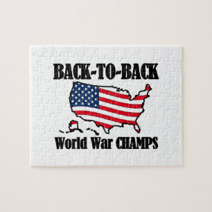 Baksida mot baksida WW-mästare, USA Shape Pussel