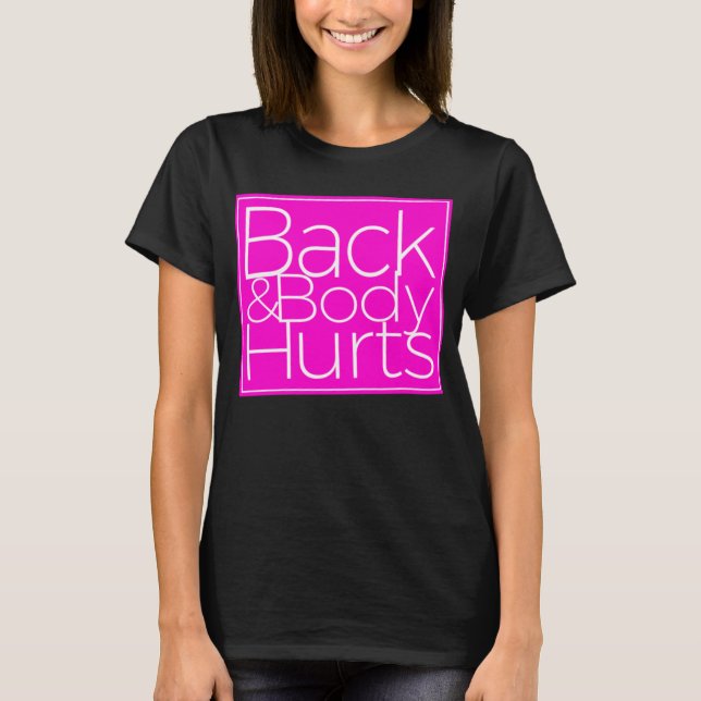 Baksida och brödtext Ontr underbara parodidéer T Shirt (Framsida)