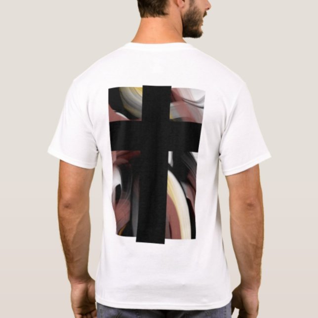 Baksida Svart PowerEdge T-Shirt Trend Abstrakt (Skapare uppladdad)