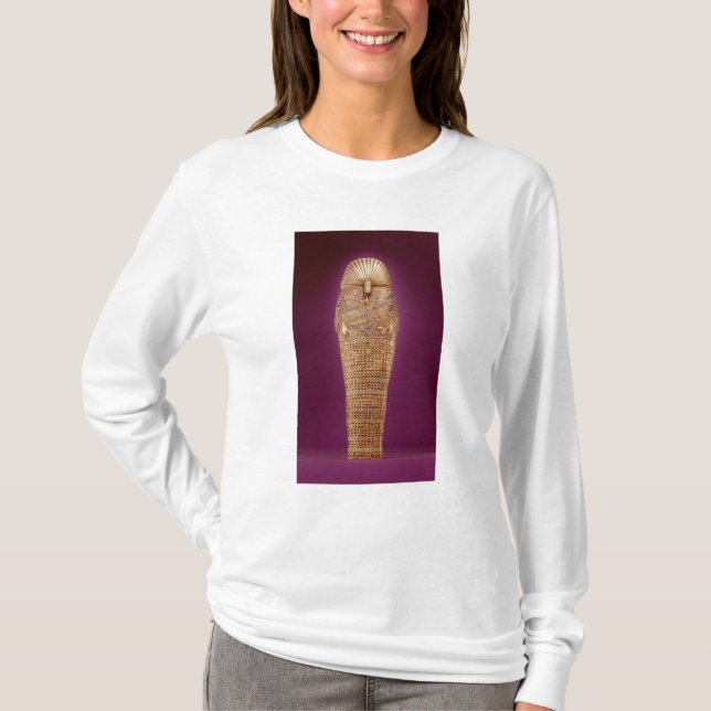 Baksidaen beskådar av en av de canopic kistorna t-shirt (Framsida)