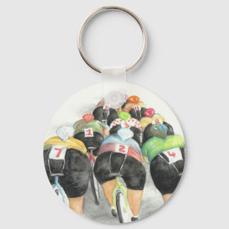 Baksidan av bunten nyckelring