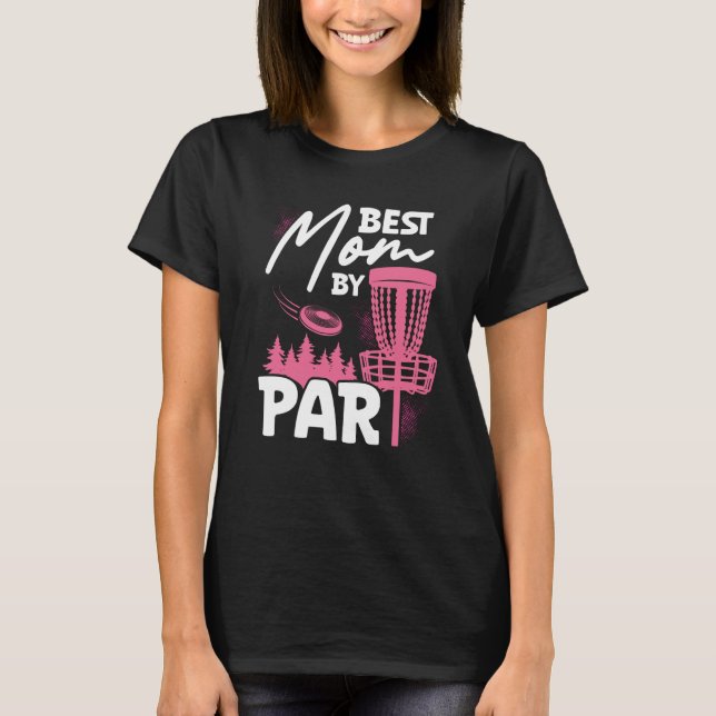 Baksidestext Bästa Mamma Av Par Ultimate Frisbee T Shirt (Framsida)