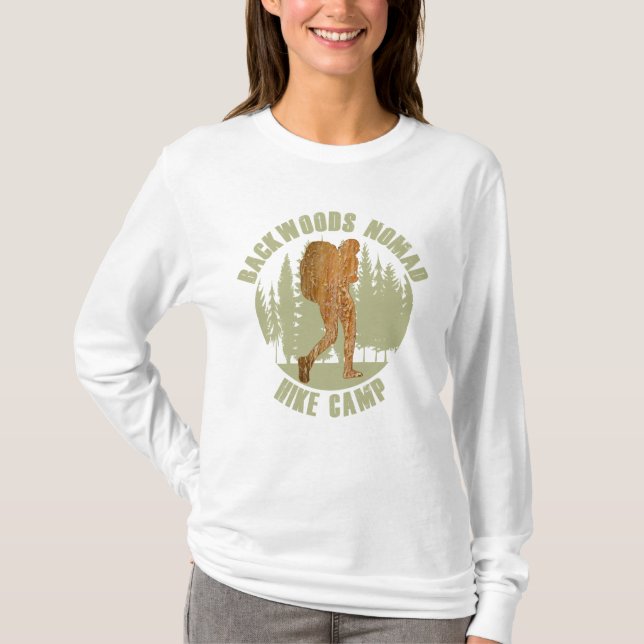 Bakskogar Nomad Hike Camp T Shirt (Framsida)
