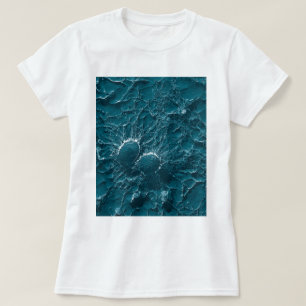 Bakterie- celler av staphylococcusen - aureus slut tee shirt