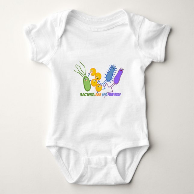 Bakterie- vänner tee shirt (Framsida)
