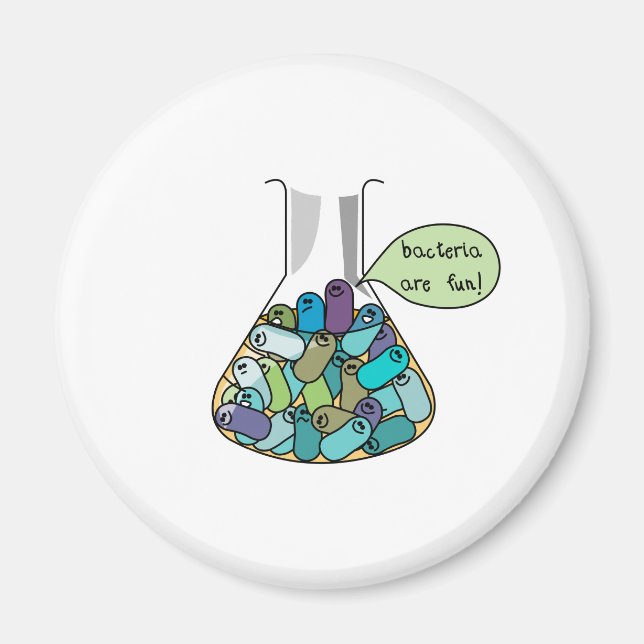 Bakterieodling Magnet (Framsidan)