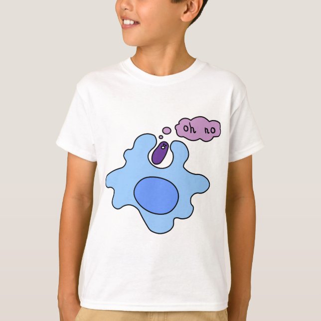 BakteriePhagocytosis T-shirt (Framsida)